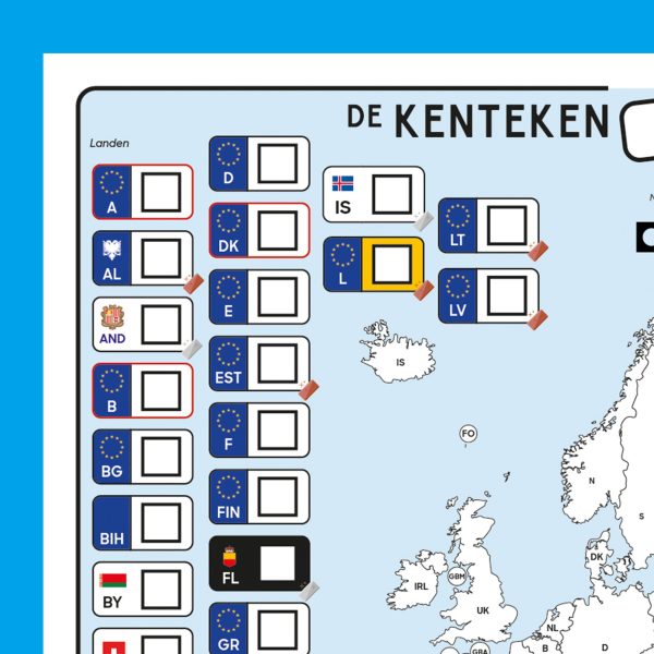De Kenteken Kleurplaat - Editie Europa – Bild 2