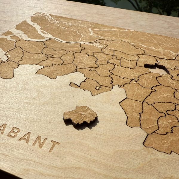 Houten landkaartpuzzel - provincies van Nederland - Afbeelding 8