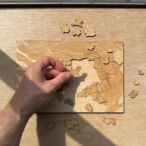 Houten landkaartpuzzel - provincies van Nederland - Afbeelding 11