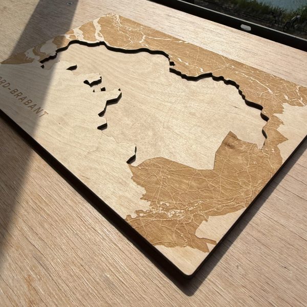 Houten landkaartpuzzel - provincies van Nederland - Afbeelding 15